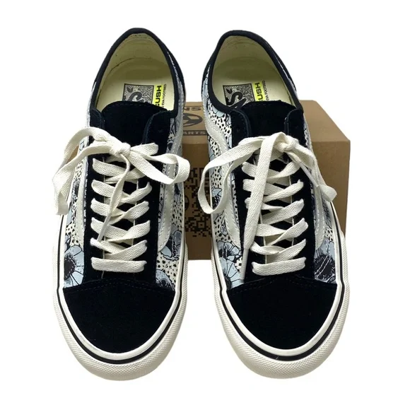 VANS Style 36 Decon Sneakers Floral Black Women's Canvas Suede Shoes VN0007R2Y40 - Picture 3 of 11